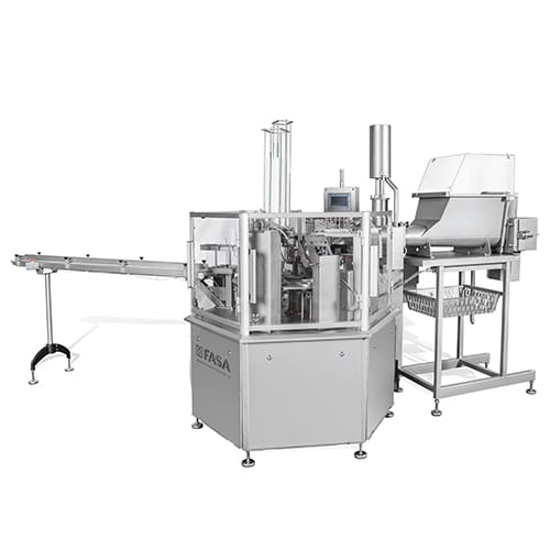Automatic Rotary Filling and Sealing Machine for Plastic Tubs image 1